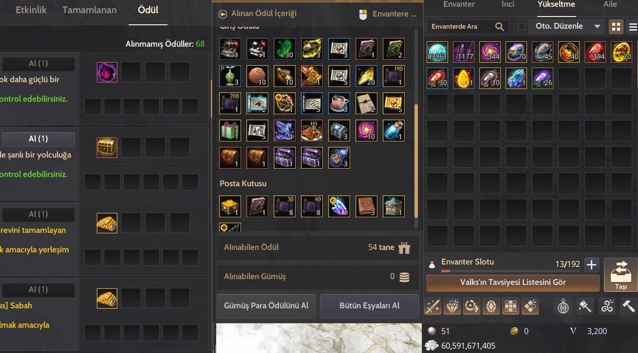 P2W Başlangıç 61 LVL SERAPH ÇADIRLI