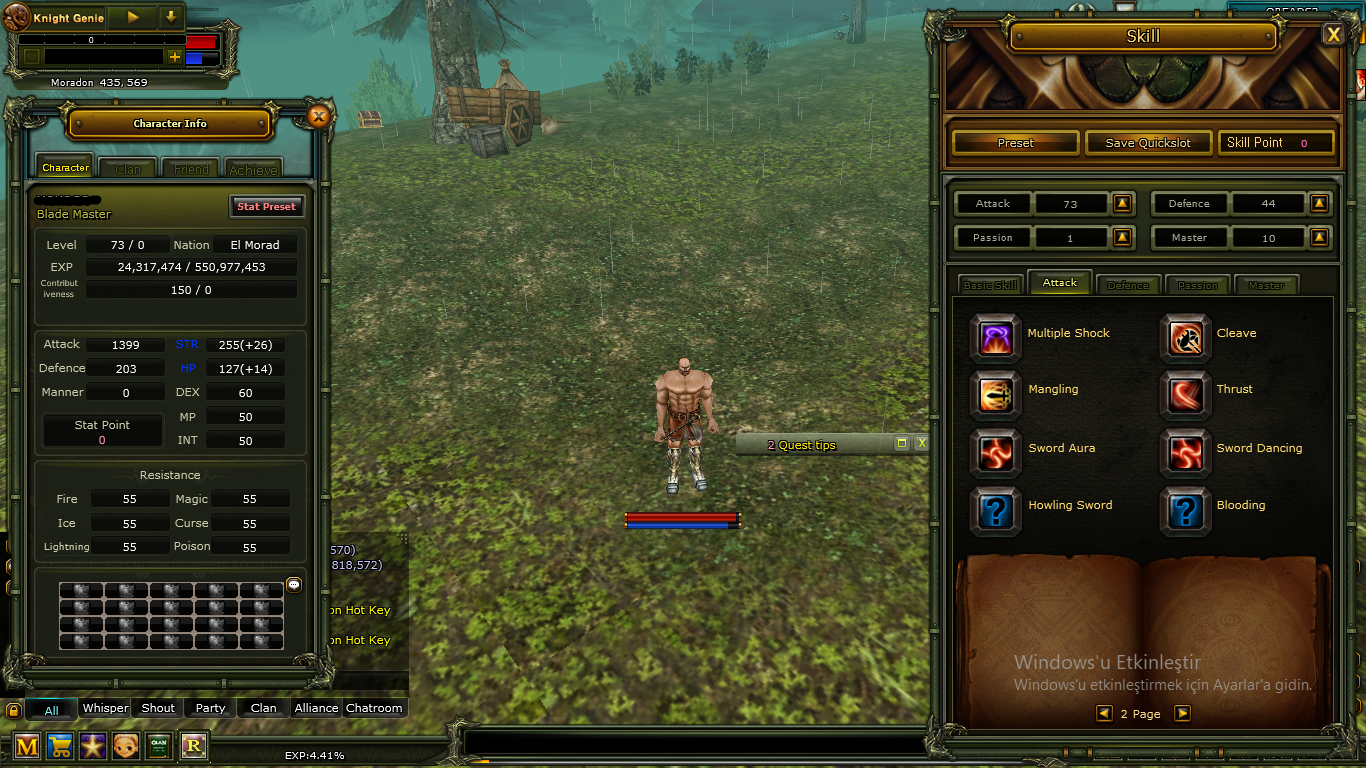 72 LEVEL ÖZEL NİCKLİ HUMAN MAGE