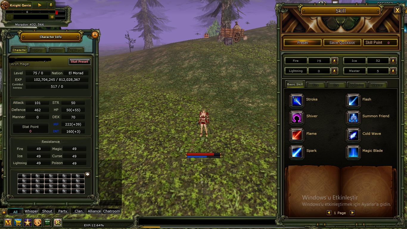 75 LEVEL HUMAN MAGE