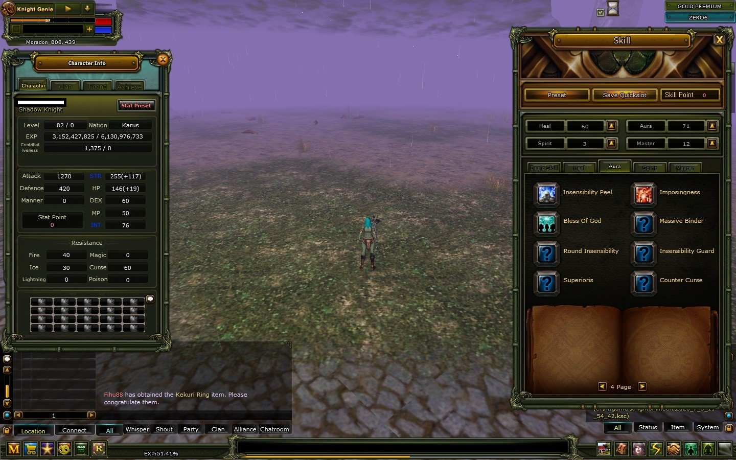 Zero 82 LvL % 51 Priest Ve 81 LvL Karus Okçu İkiside Full Skill