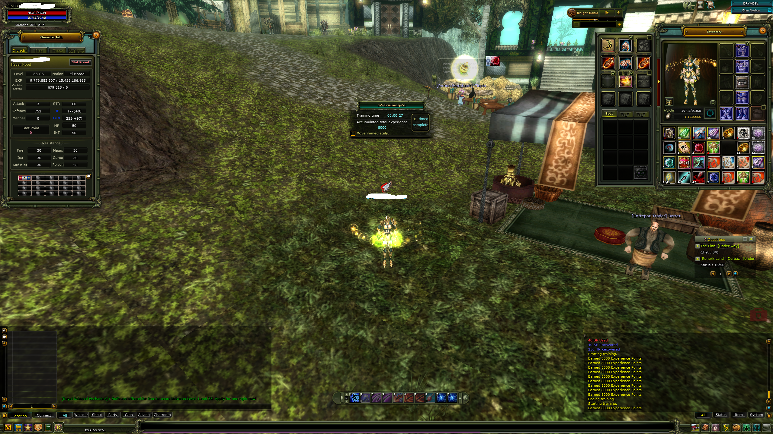 83/6 Human Rogue 7 Mtril set Golden star