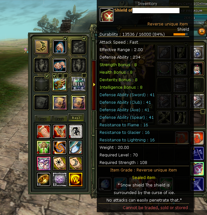 83 / 3 PRİEST HUMAN 8 QUEST KALKAN VE 7 QUEST MACE