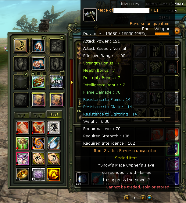 83 / 3 PRİEST HUMAN 8 QUEST KALKAN VE 7 QUEST MACE