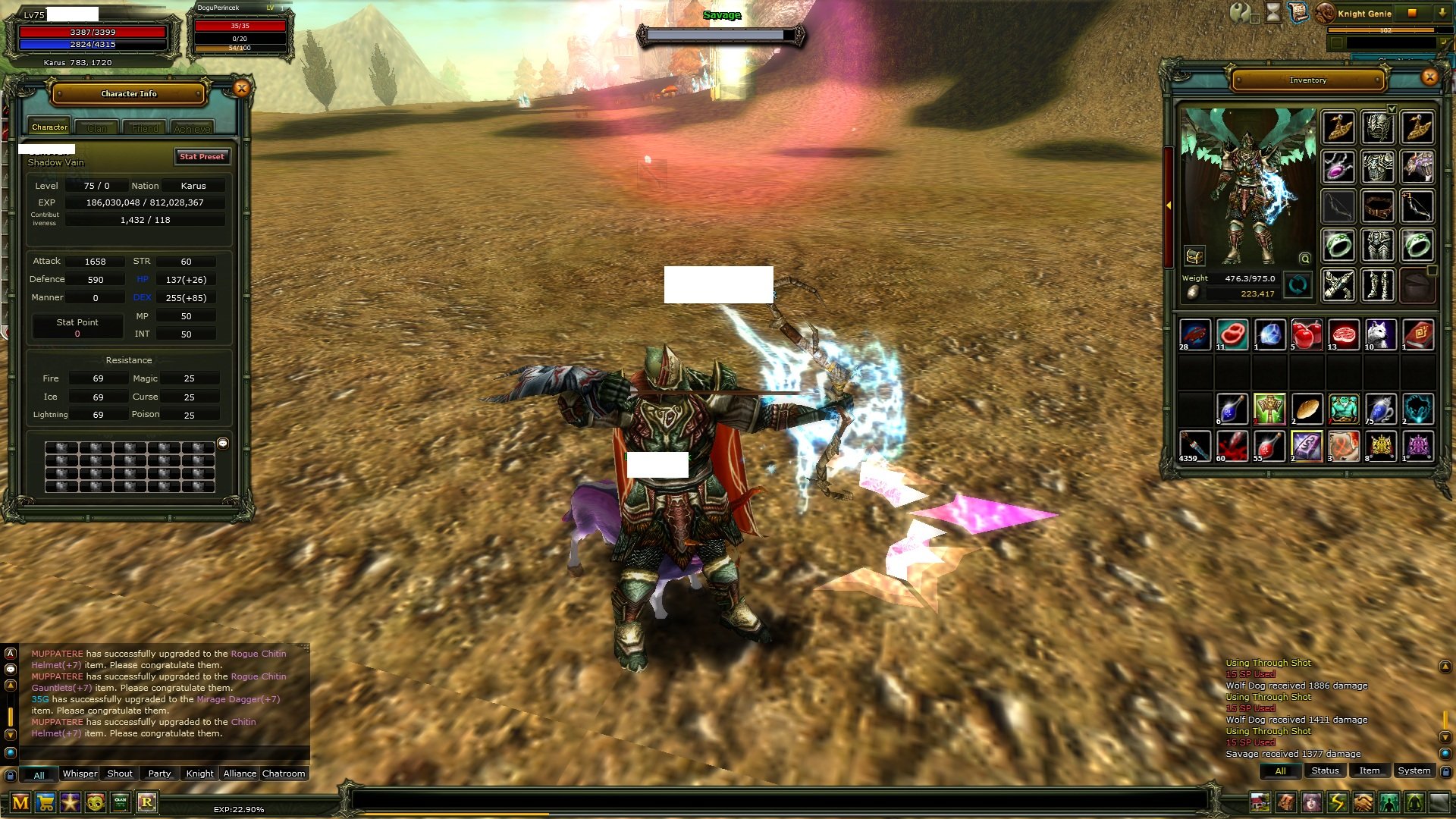 75 LWL 1 REB QUEST BOWLU Oto loot ve genieli Farm a hazır