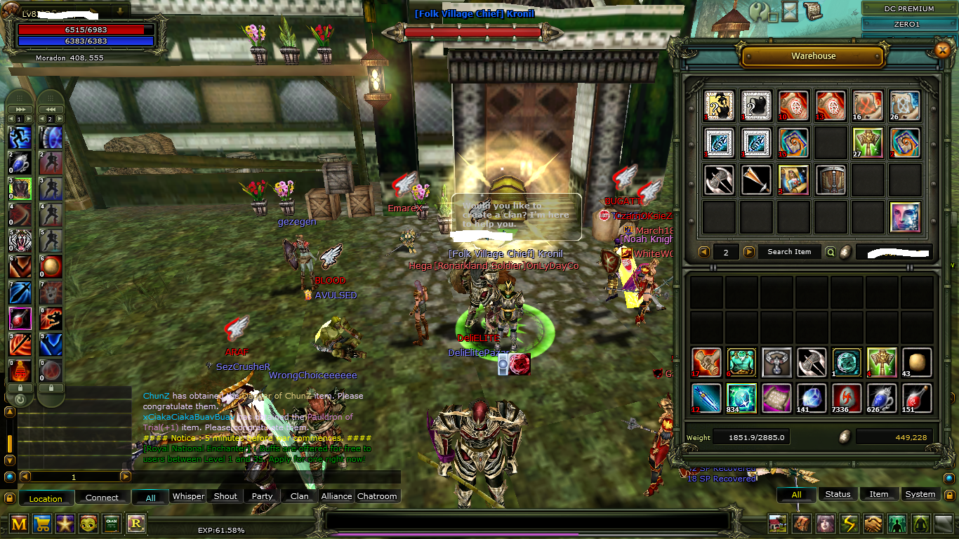 83/3 FULL EXTRALI QUESTLI KARUS WARRIOR