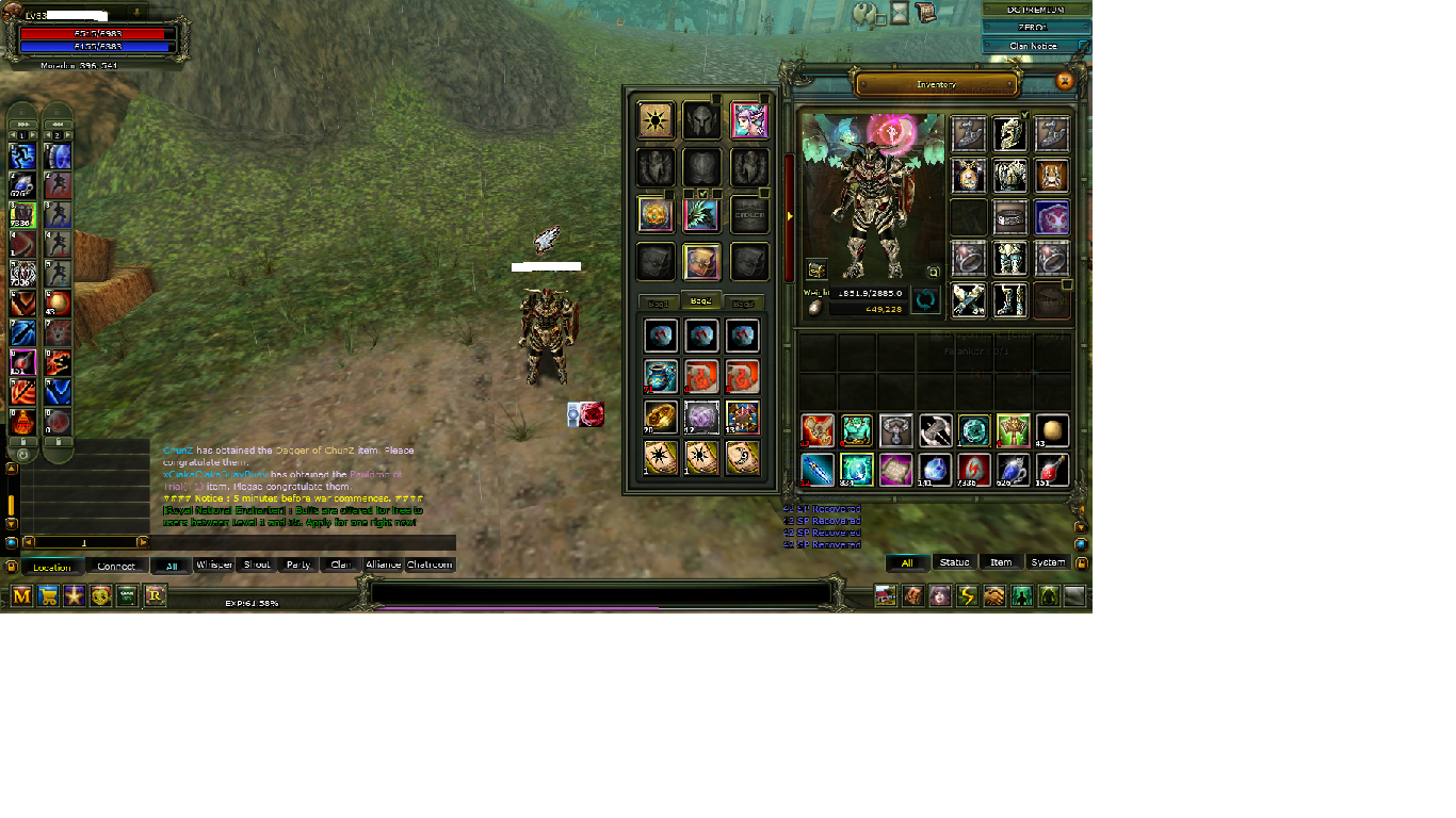 83/3 FULL EXTRALI QUESTLI KARUS WARRIOR