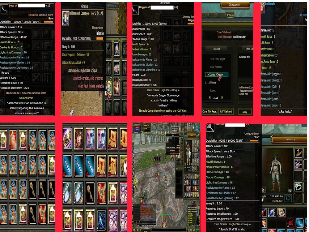 83/4u< FULL GÖREV< 100 DEF< 7 QUEST BOW < 6 QUEST FS
