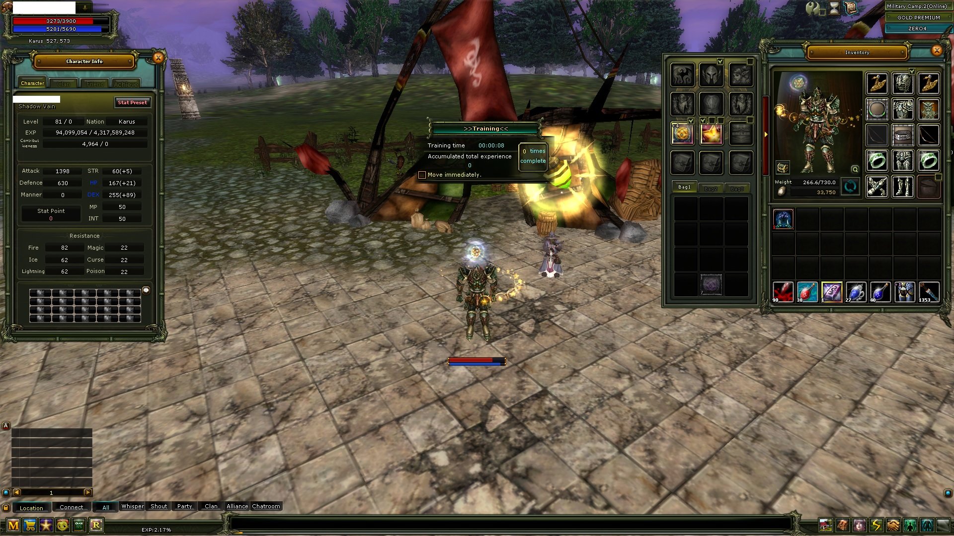 full skill full görev char