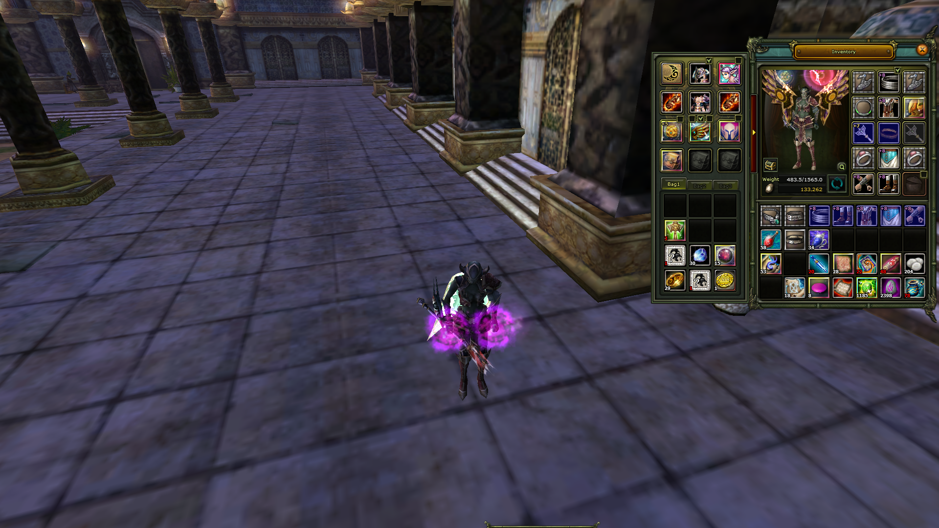 83/5 karus mage 7quest 8 linen hp mp set old takı