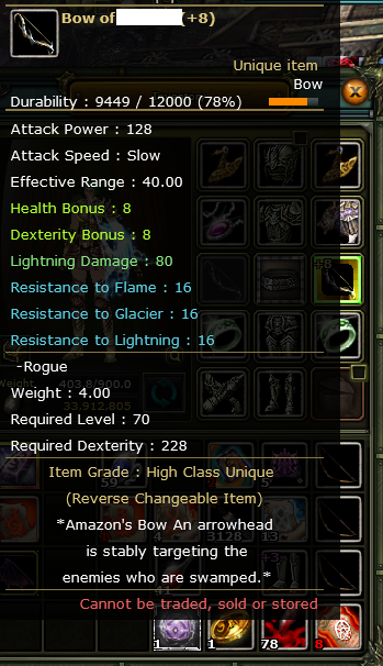 8 Quest Bow Pandora No REB