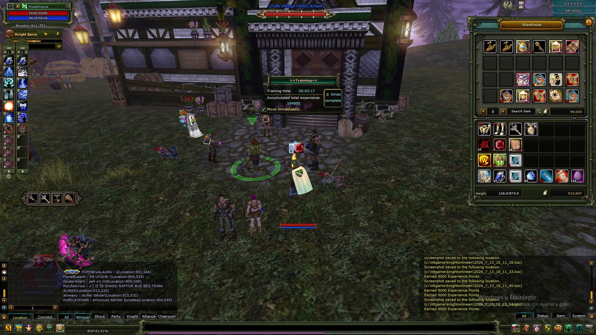 83/3 Mage 8 Mp Rons 7Mp rons 7 Quest staf