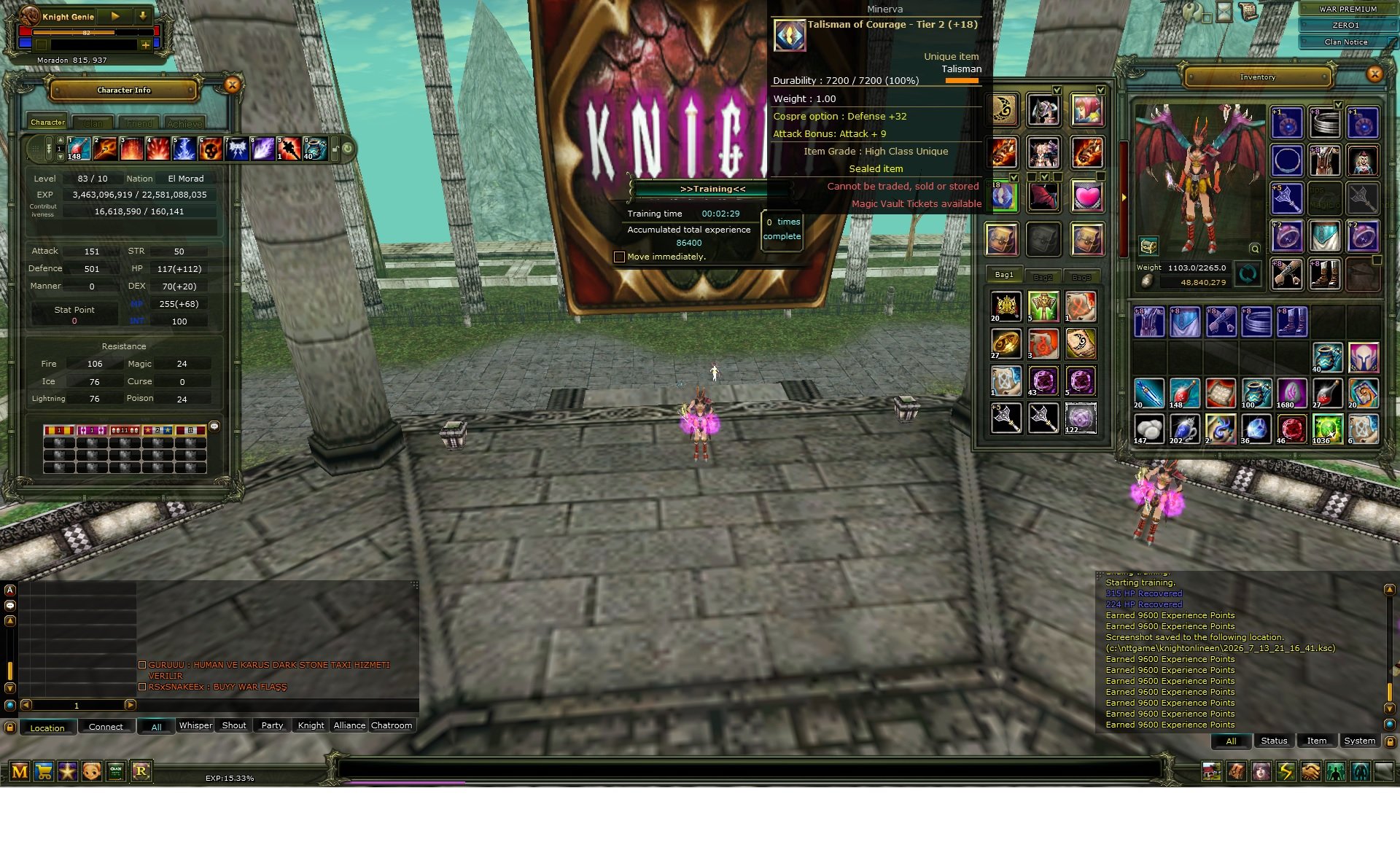 SELL 19 TILSIMLI 8 QUEST STAFLI 16 MİLYON 620K NP Lİ ASETLİ MAGE