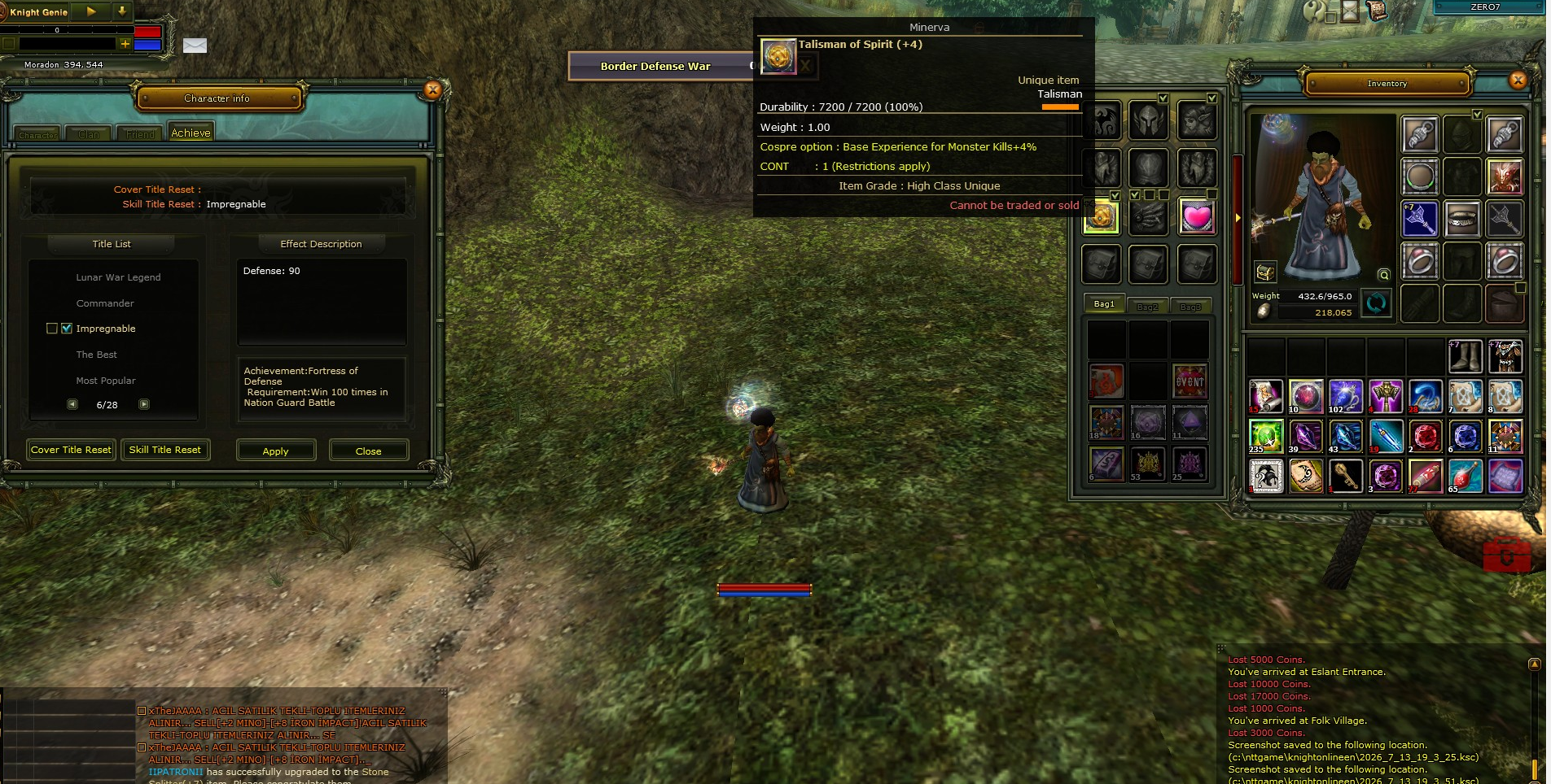 7 Quest Stafflı 90 Def 83/2 Mage (Zero)