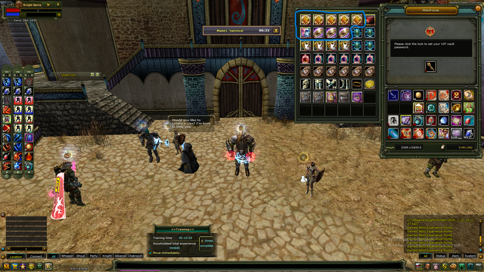 8 QUESTLİ 83/10 WARRİOR