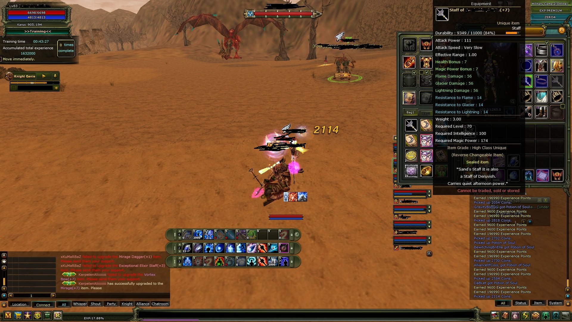 3x Questli 83/4 Karus Mage