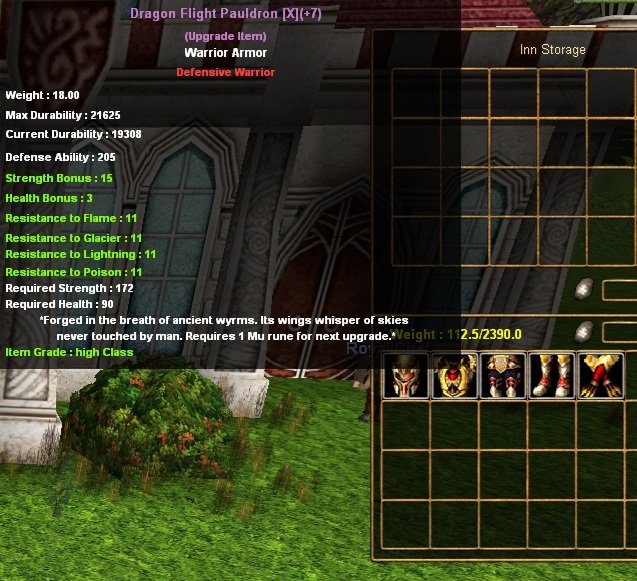 Warrior Valkrie Armor SET 7 (Rune Level X / 10 Level Rune Set) - Professionalko