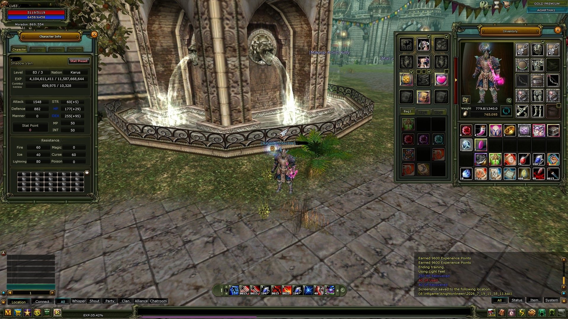 83/3 okçu Gold pre walkryli 80 lvl 3 priest int atacker