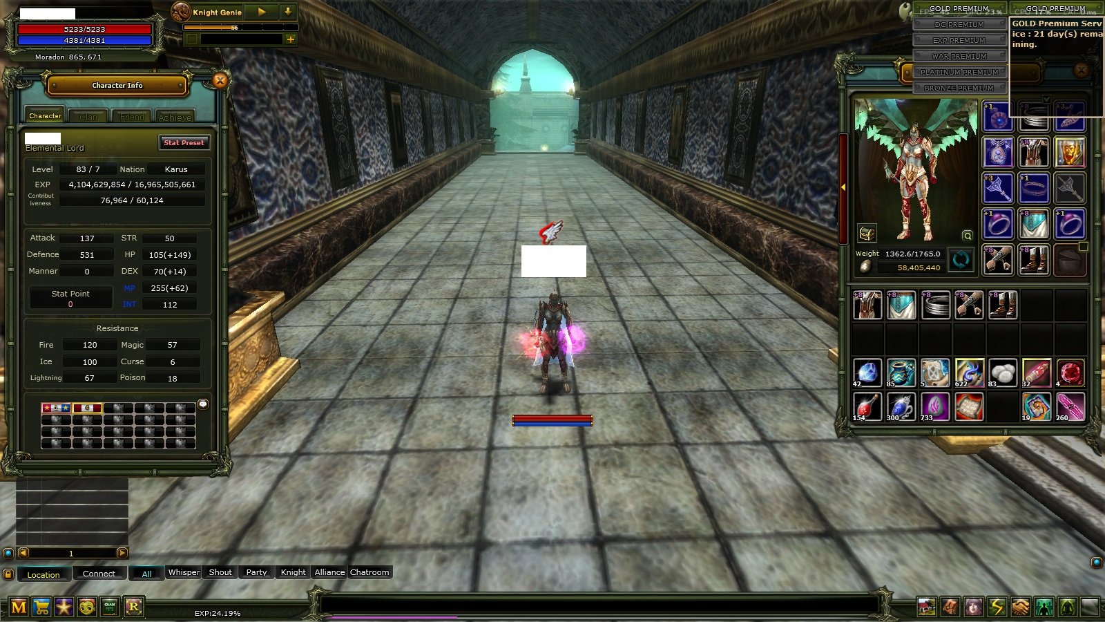 Agartha 3 Reb Quest Staff // 83/7 Karus Mage
