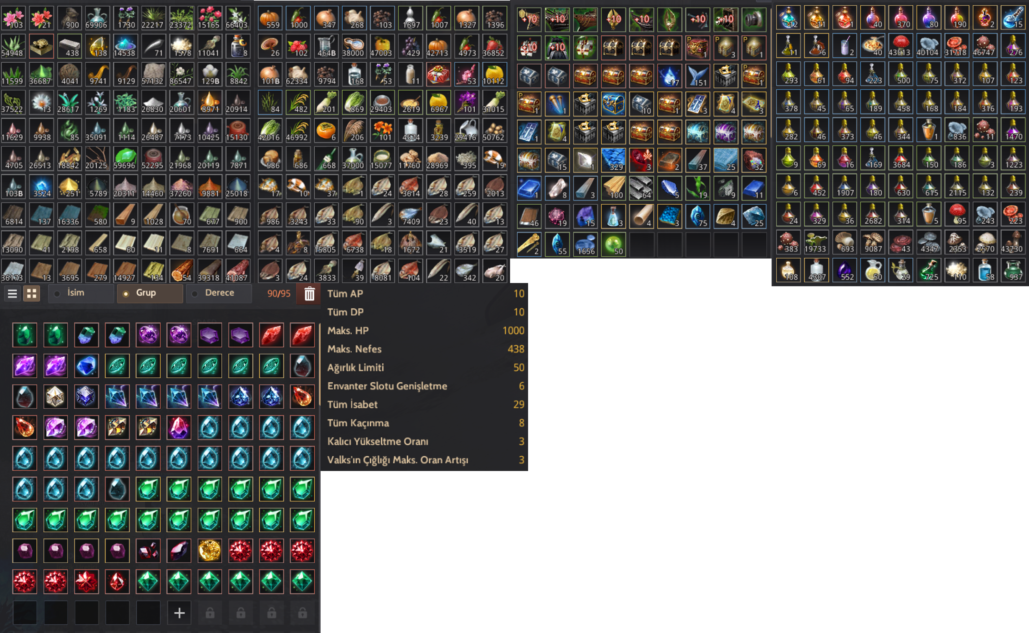 820GS FULL P2W 63-65LVL HESAP