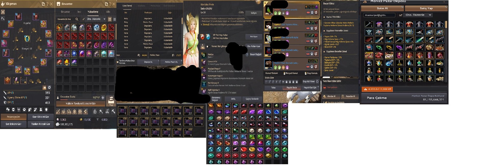 854 GS ENDGAME GS WITCH/DOSA VE IDARE EDER LIFE HESABI DOLU DOLU P2WLI