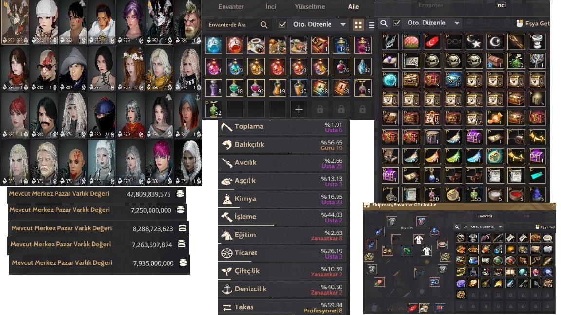 854 GS ENDGAME GS WITCH/DOSA VE IDARE EDER LIFE HESABI DOLU DOLU P2WLI