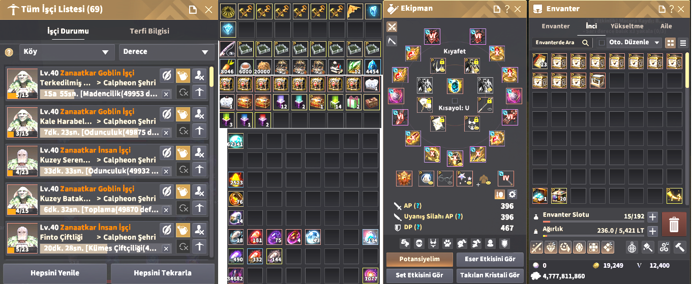 P2W End Game Hesap 863 GS