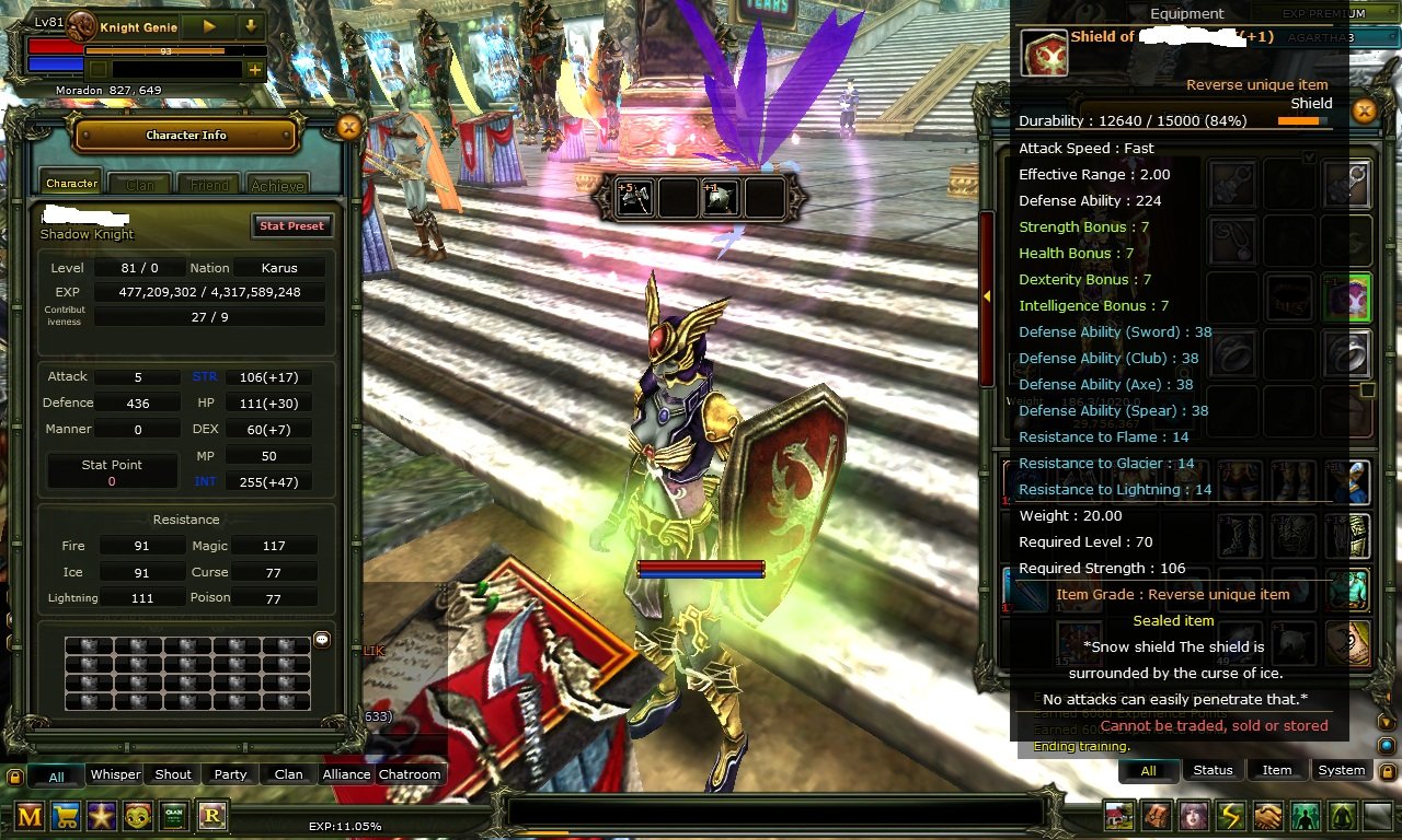 81 PRİ(7 QUEST KALKAN)-80 MAGE-77 WARIOR-74 OKÇU
