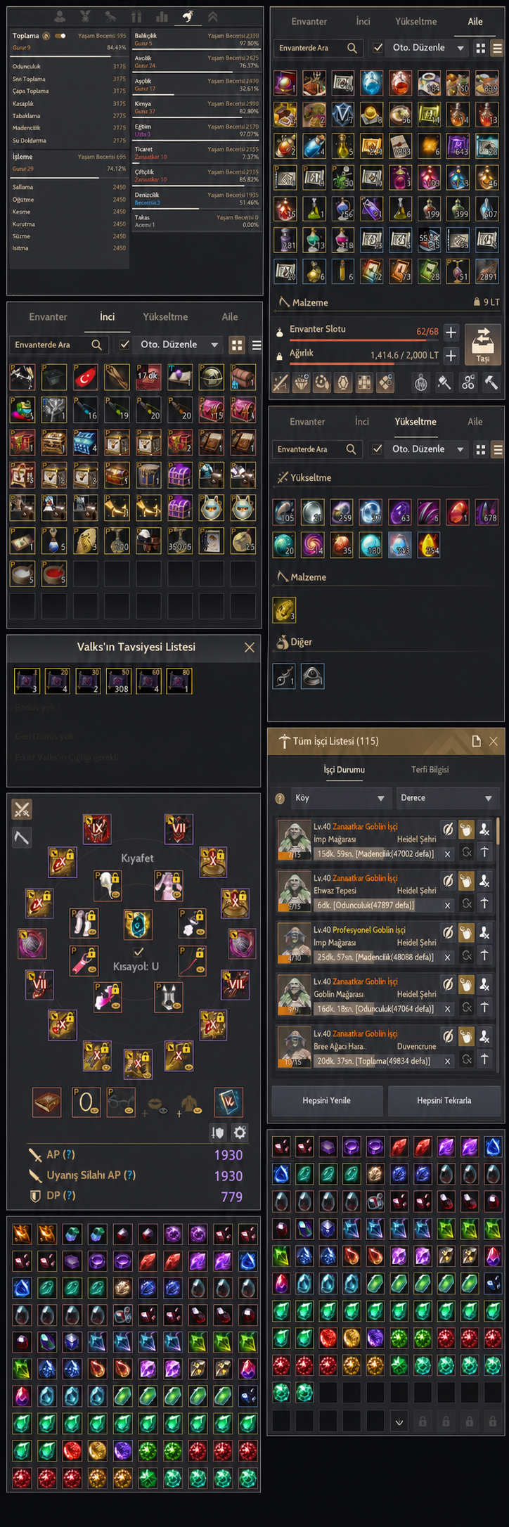 END GAME LİFE PVP HESAP 400K ÜSTÜ PARA YATIRILMIŞ EMEK VERİLMİŞ HESAP