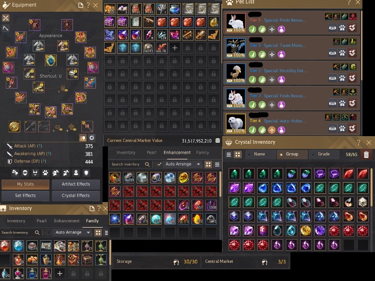 820 Gear Full P2W EU Account