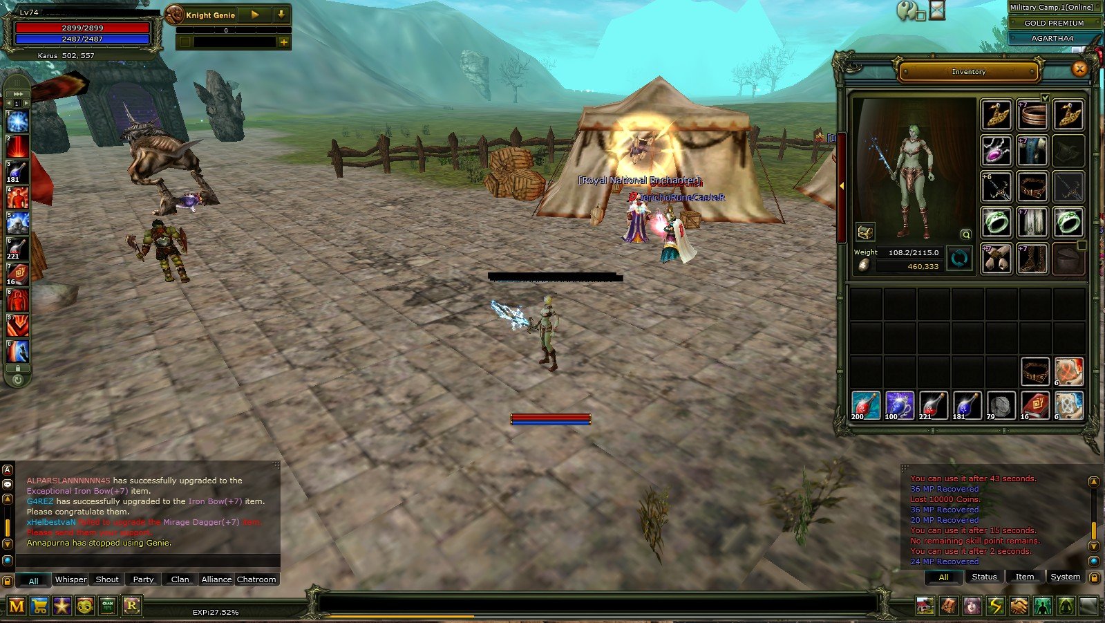 83/3 Rogue 1.8m NP, 90def, 6dex