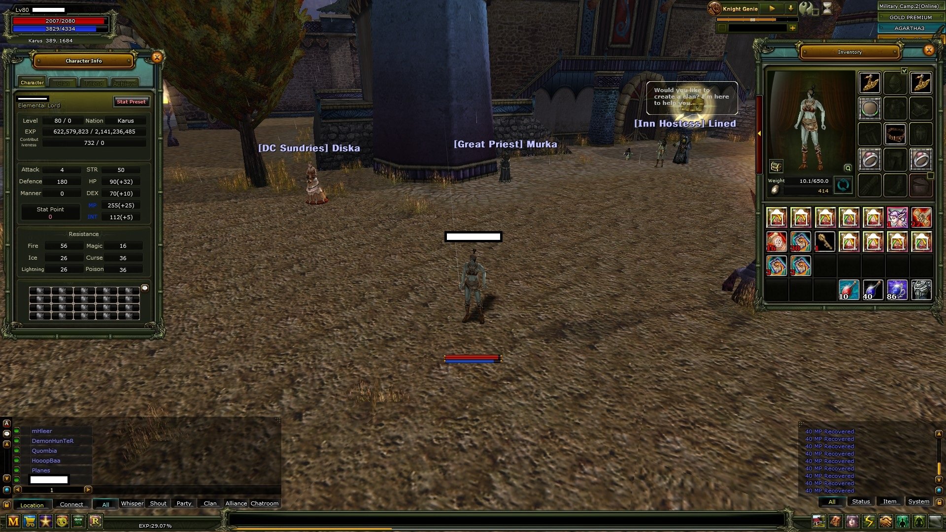 Destan 83 reb1 warior ve 79 pri // Agartha 83 rogue ve 80mage