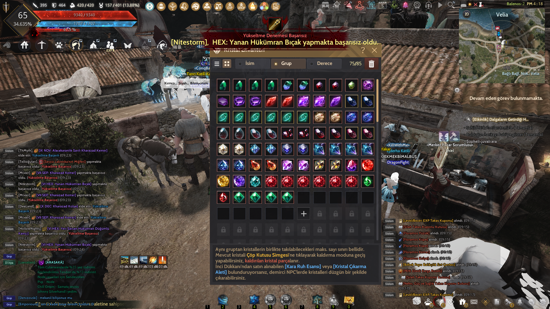 857GS 2 ADET 65 LVL KARAKTERLİ EXP SİLAH TAKAS KUPONLU CLİENT HESAP