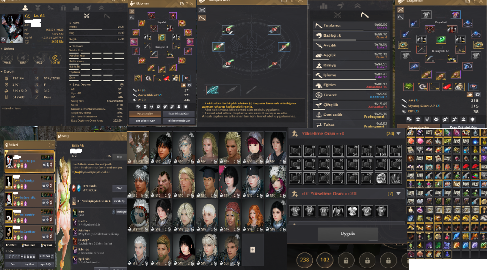 817 GS 64 level musa full p2w.Bu kadar dolusu bu fiyata yok.