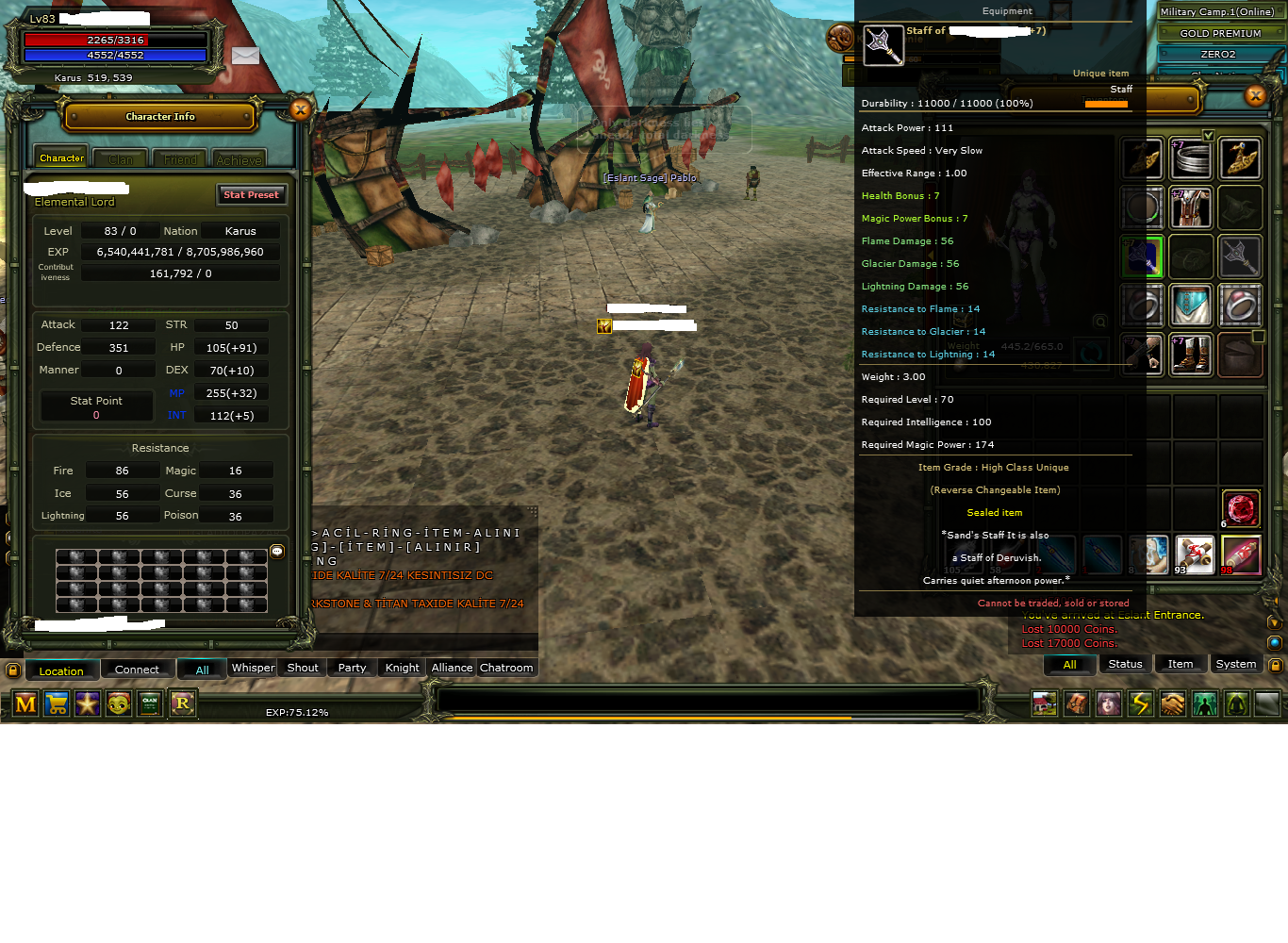 8 sword 7 staf