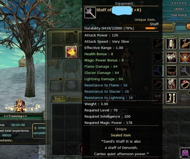 83/1 9 quest staflı karus mage