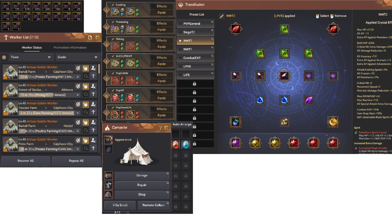 832 GS PVP & PVE & Life Full Hesap