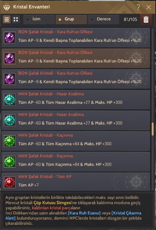 Full Dec 65 Level End Game Hesap