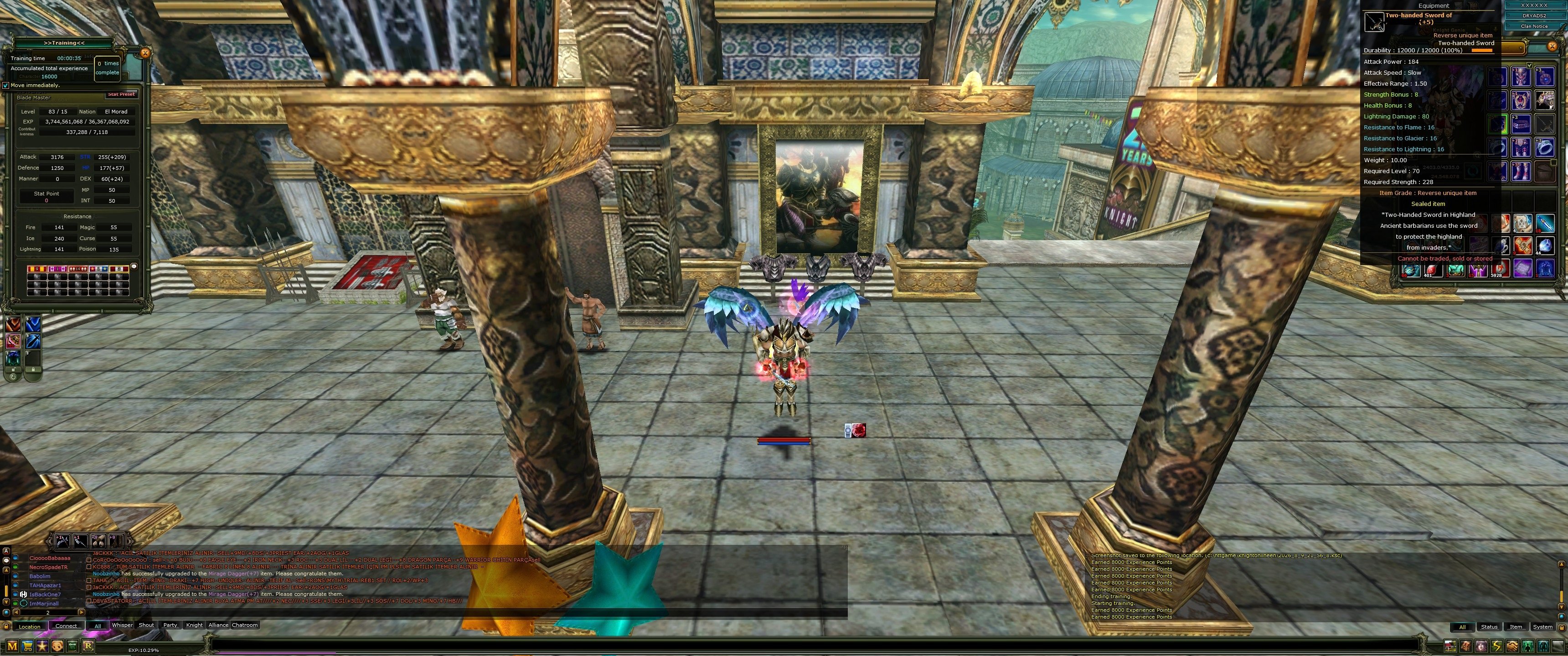 19 TİER TILSIM < 8 QUEST MS < 8 QUEST SPEAR < 8 DRAGON BOT < 7 QUEST KALKAN