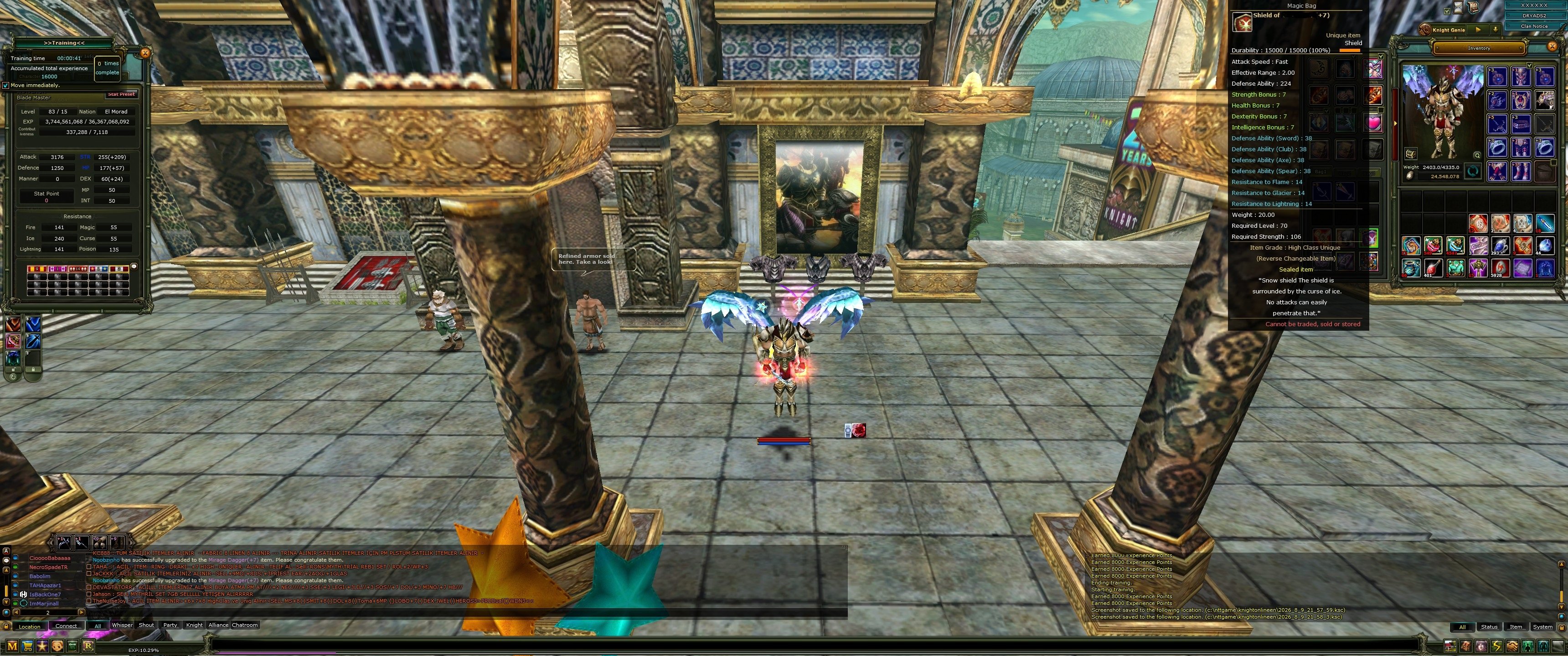 19 TİER TILSIM < 8 QUEST MS < 8 QUEST SPEAR < 8 DRAGON BOT < 7 QUEST KALKAN