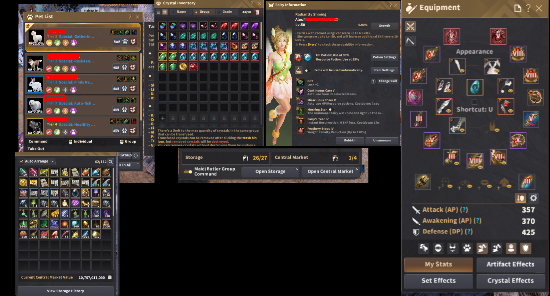 AWK 8 / SUB 7 P2WLI CHAR