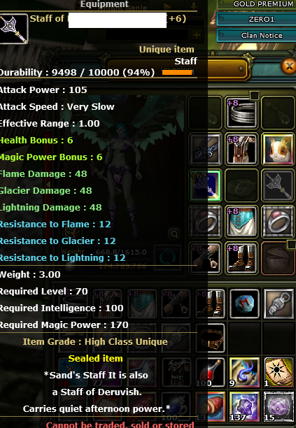 83/3 6 Quest 90 Def Karus Kız Mage
