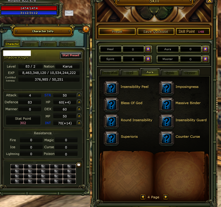 83/2 7 Ve 6 Quest Karus Priest 376K Np % 80 Exp Skill Stat Sıfır