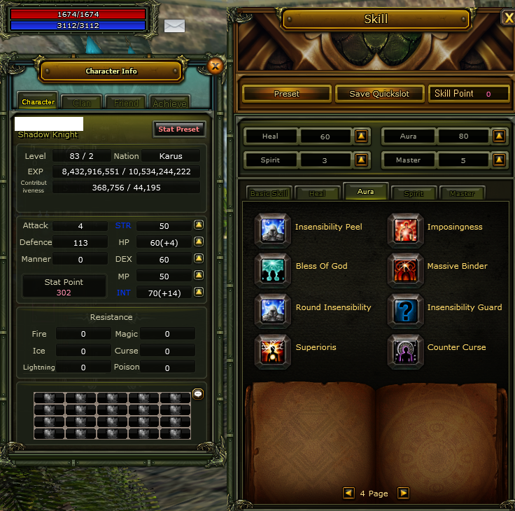 83/2 7 Ve 6 Quest Karus Priest 376K Np % 80 Exp Skill Stat Sıfır