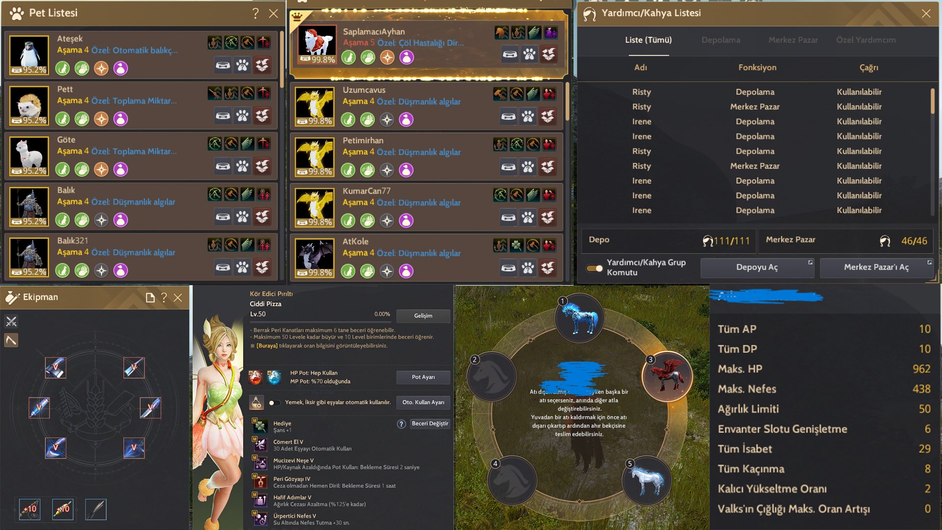 866 GS Pvp - Lifeskill - 670 Enerji 460 Katkı Client Hesabı