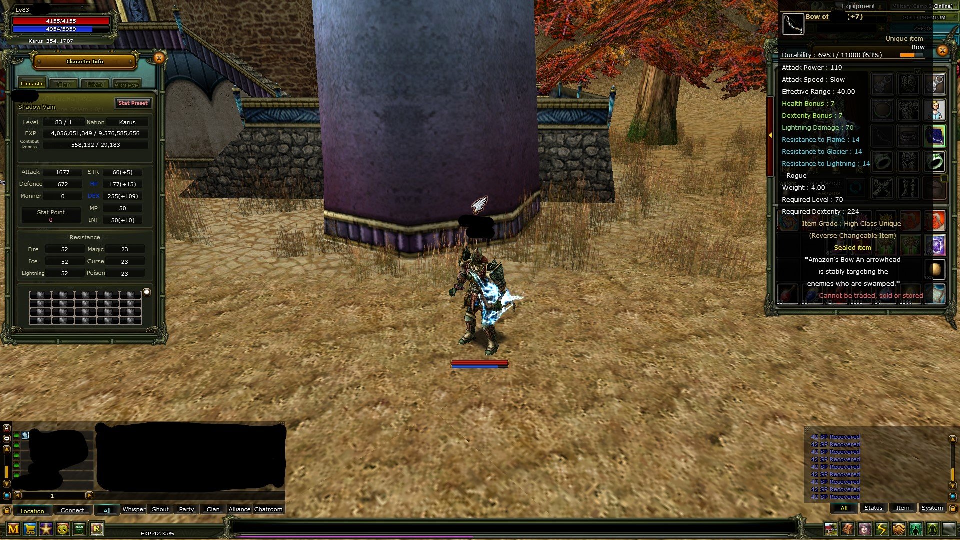 83/5 % 67 KARUS PRİEST - 83/1 ROGUE 7 ŞAHSİ YAY FULL SKILL - 78 VE 75 PRİEST TEK HESAPTA
