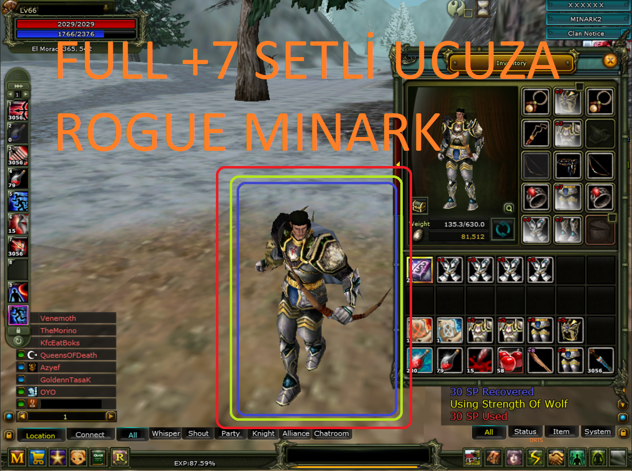 FULL 7 SETLI ROGUE UCUZA