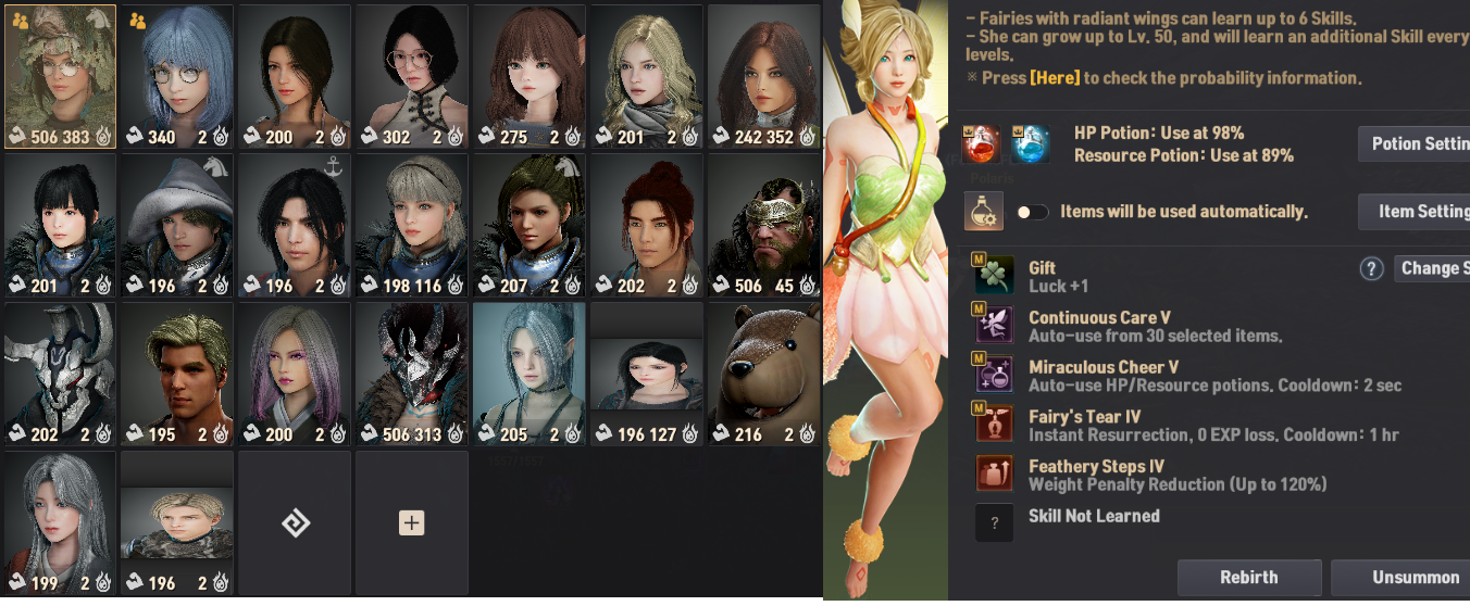 885 GS FULL TREASURE ITEM FULL P2WIN