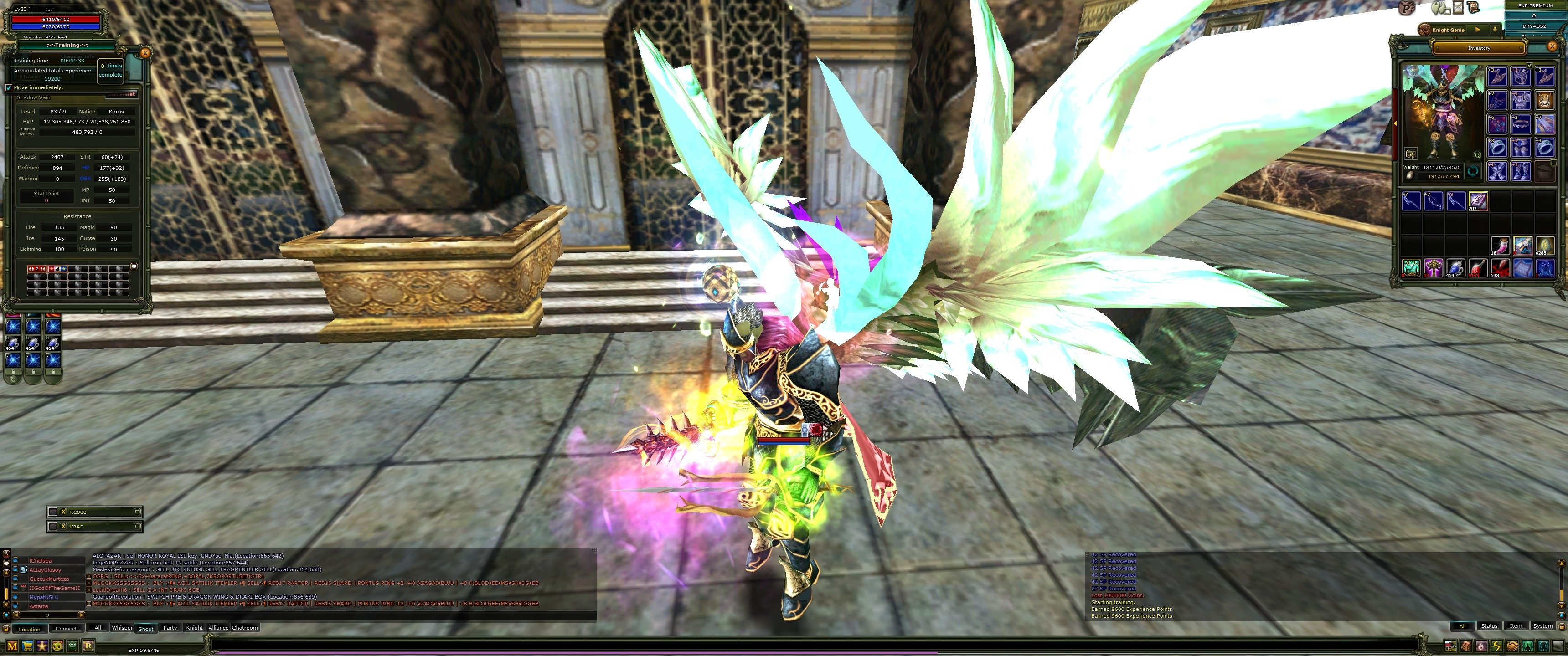 83/9 200 QUEST TAŞI < 8 FS < 7 SET < 7 BOW < LU KARUS ROGUE