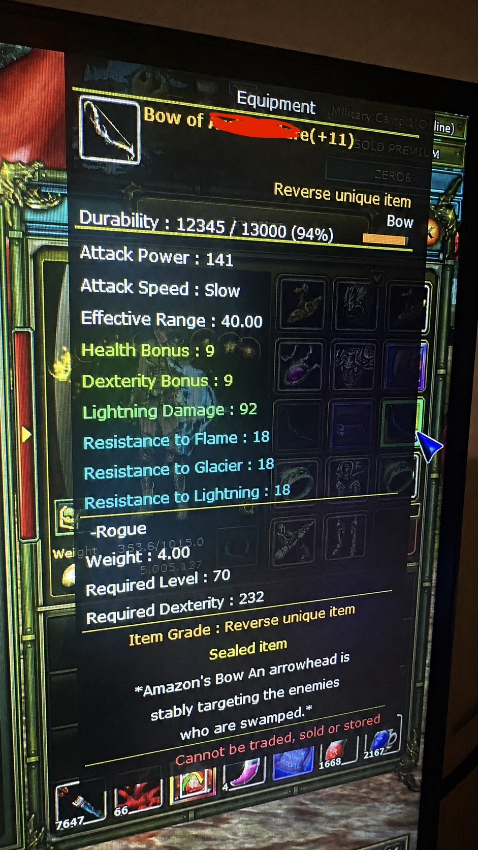 SEL REB 11 QUESR BOW 83/9