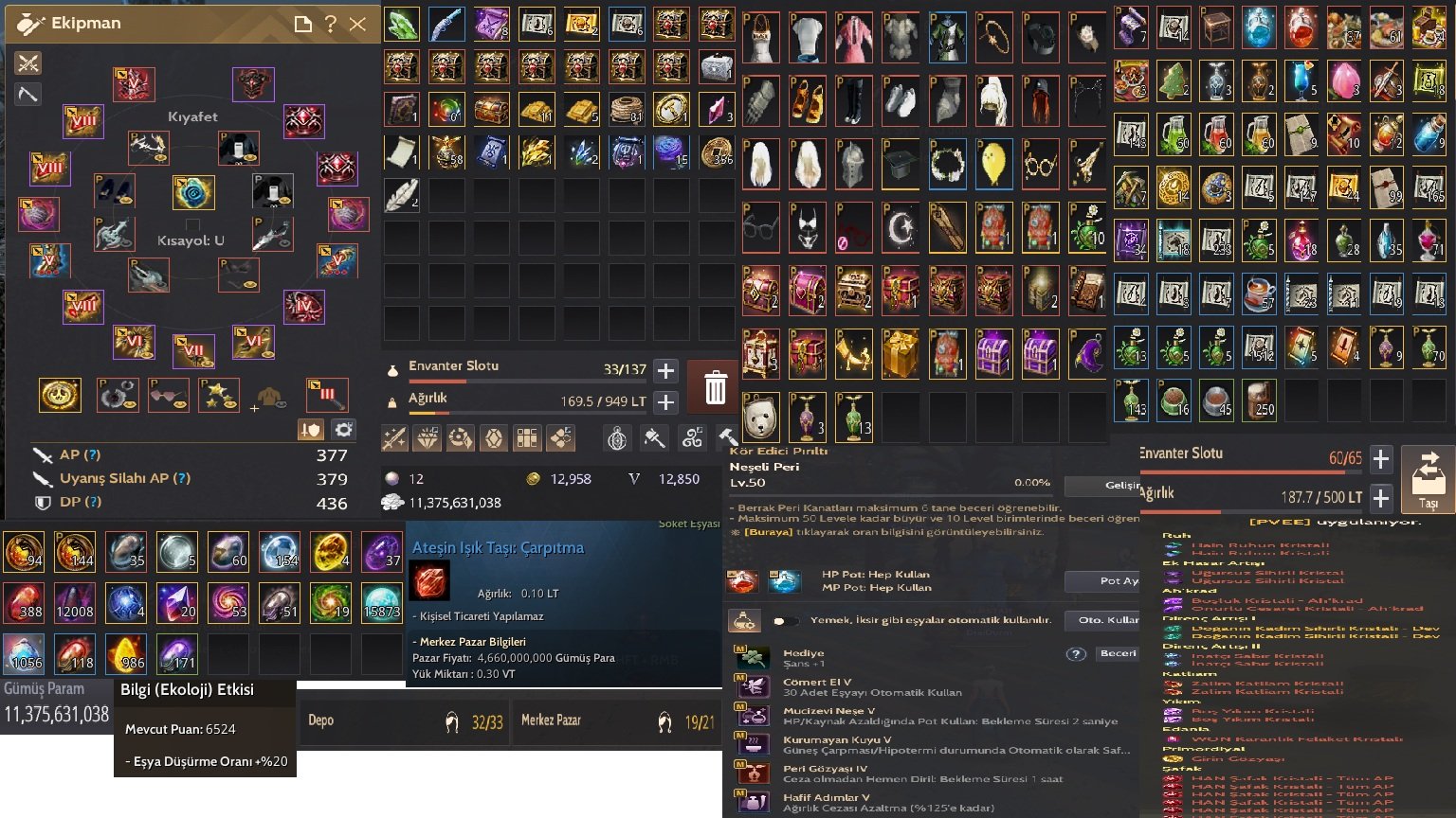 815GS 64LVL FULL HAZIR CLİENT HESAP